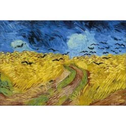 Wheat Fields With Crows By Vincent Van Gogh