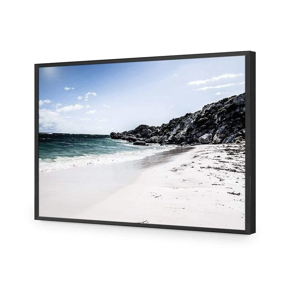 Whitewashed Beach of Rottnest WA Whitewashed Beach Of Rottnest WA -WALL ART DESGIN SALE whitewashed beach of rottnest wa acrylic glass no border black frame 45x30cm 253675