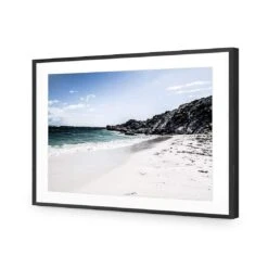 Whitewashed Beach Of Rottnest WA 10 Whitewashed Beach Of Rottnest WA -WALL ART DESGIN SALE whitewashed beach of rottnest wa acrylic glass with border black frame 45x30cm 741485