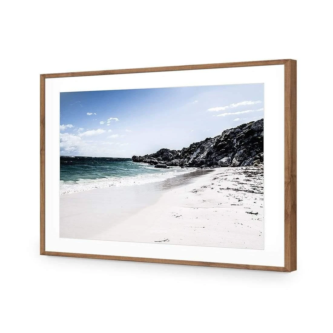 Whitewashed Beach of Rottnest WA Whitewashed Beach Of Rottnest WA -WALL ART DESGIN SALE whitewashed beach of rottnest wa acrylic glass with border natural frame 45x30cm 209398