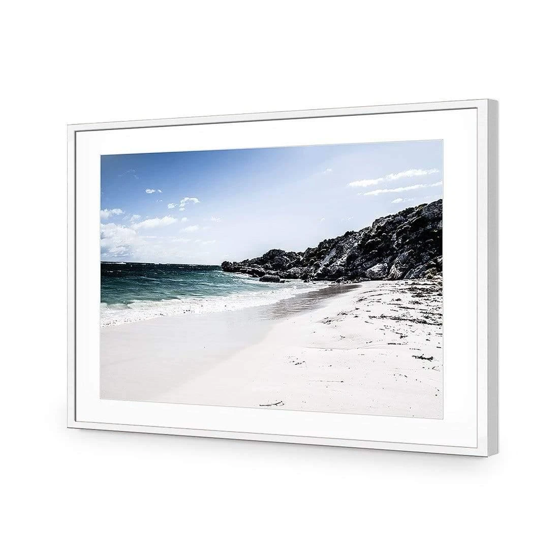 Whitewashed Beach of Rottnest WA Whitewashed Beach Of Rottnest WA -WALL ART DESGIN SALE whitewashed beach of rottnest wa acrylic glass with border white frame 45x30cm 452155