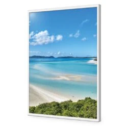 Whitsunday National Park (rectangle) -WALL ART DESGIN SALE whitsunday national park rectangle acrylic glass no border white frame 45x30cm 483805