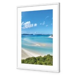 Whitsunday National Park (rectangle) -WALL ART DESGIN SALE whitsunday national park rectangle acrylic glass with border white frame 45x30cm 526303
