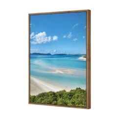 Whitsunday National Park (rectangle) -WALL ART DESGIN SALE whitsunday national park rectangle canvas natural floating frame 45x30cm 684329