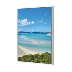 Whitsunday National Park (rectangle) -WALL ART DESGIN SALE whitsunday national park rectangle canvas white floating frame 45x30cm 791176