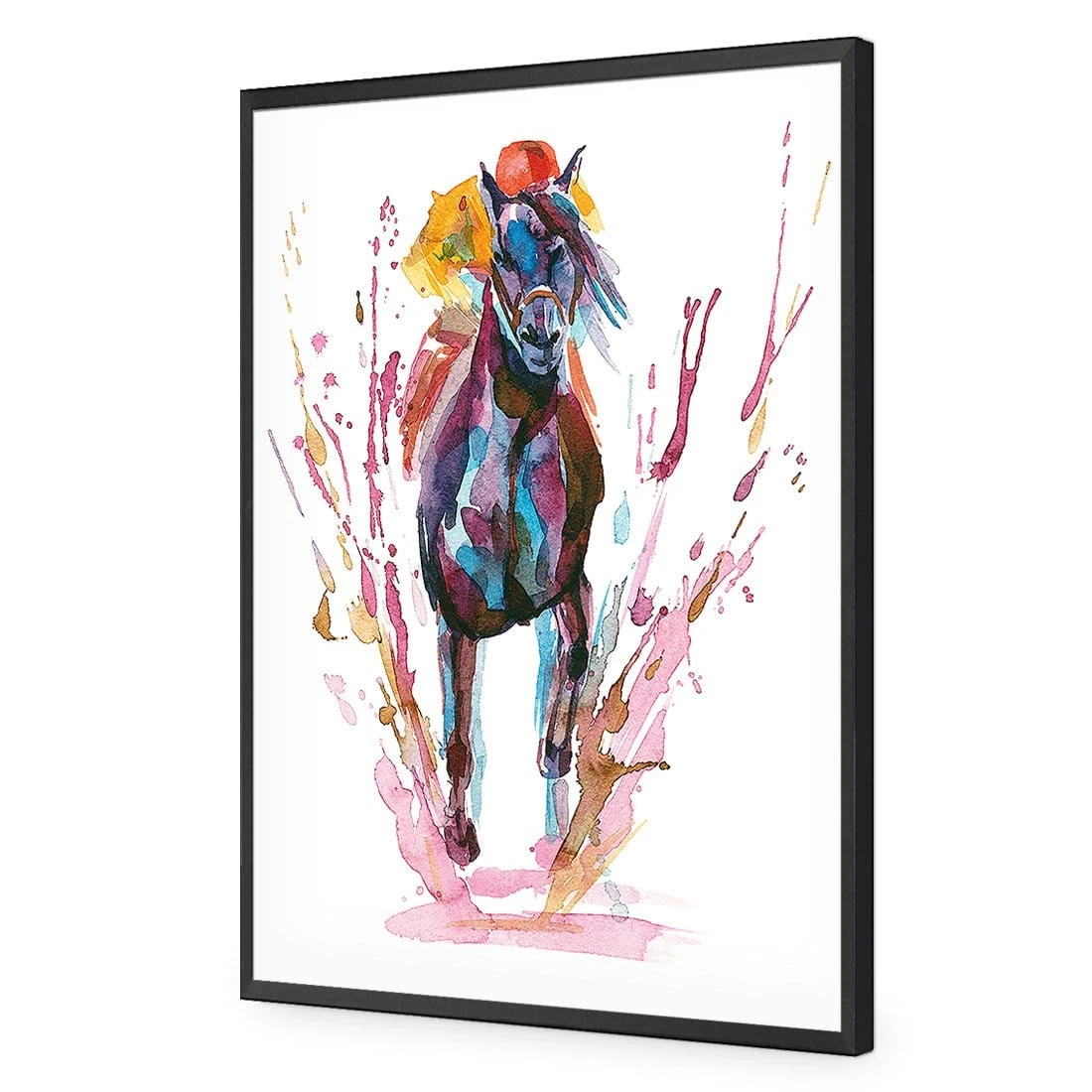 Winning Horse Winning Horse -WALL ART DESGIN SALE winning horse acrylic glass no border black frame 45x30cm 199571