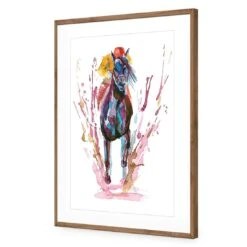 Winning Horse 13 Winning Horse -WALL ART DESGIN SALE winning horse acrylic glass with border natural frame 45x30cm 956003