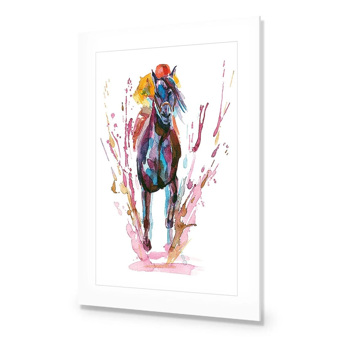 Winning Horse Winning Horse -WALL ART DESGIN SALE winning horse acrylic glass with border no frame 45x30cm 723578