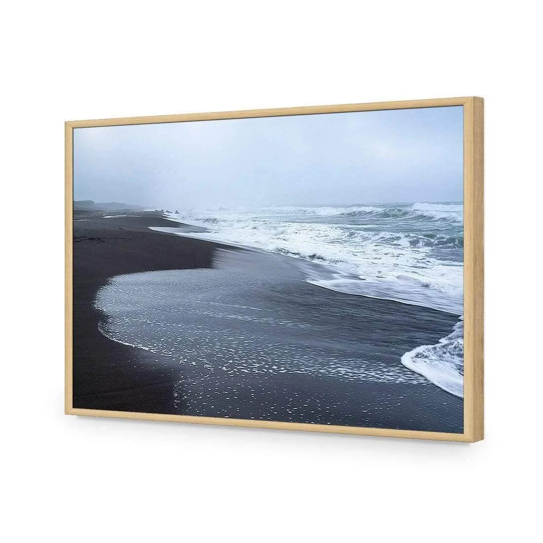 Winter Beach Winter Beach -WALL ART DESGIN SALE winter beach acrylic glass no border oak frame 45x30cm 730512