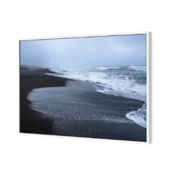 Winter Beach 5 Winter Beach -WALL ART DESGIN SALE winter beach canvas white floating frame 45x30cm 275433
