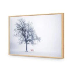 Winter's Welcome -WALL ART DESGIN SALE winters welcome acrylic glass no border oak frame 45x30cm 454860