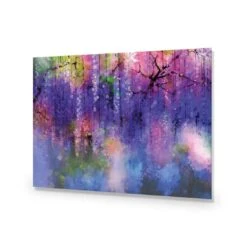 Wisteria On Bokeh -WALL ART DESGIN SALE wisteria on bokeh acrylic glass no border no frame 45x30cm 612023