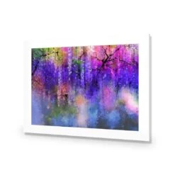 Wisteria On Bokeh -WALL ART DESGIN SALE wisteria on bokeh acrylic glass with border no frame 45x30cm 460525