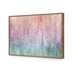 Wisteria Wonder -WALL ART DESGIN SALE wisteria wonder acrylic glass no border natural frame 45x30cm 508459