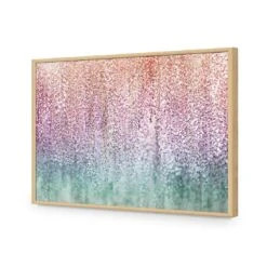 Wisteria Wonder -WALL ART DESGIN SALE wisteria wonder acrylic glass no border oak frame 45x30cm 628242