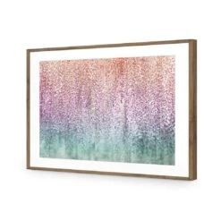 Wisteria Wonder -WALL ART DESGIN SALE wisteria wonder acrylic glass with border natural frame 45x30cm 741692