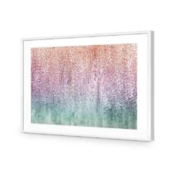 Wisteria Wonder -WALL ART DESGIN SALE wisteria wonder acrylic glass with border white frame 45x30cm 694497