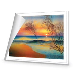 Wistful Sunset -WALL ART DESGIN SALE wistful sunset canvas rolled canvas 45x30cm 277589
