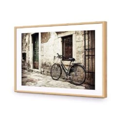 Ye Old Cycle -WALL ART DESGIN SALE ye old cycle acrylic glass with border oak frame 45x30cm 568142