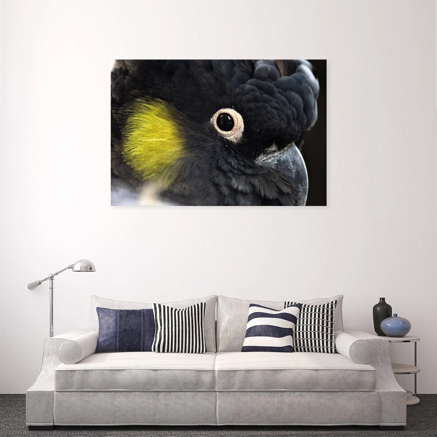 Yellow Tailed Black Cockatoo Yellow Tailed Black Cockatoo -WALL ART DESGIN SALE yellow tailed black cockatoo canvas stretched canvas 45x30cm 746122