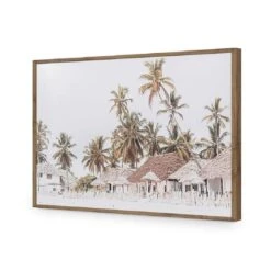 Zanzibar Village, Vintage 18 Zanzibar Village, Vintage -WALL ART DESGIN SALE zanzibar village vintage acrylic glass no border natural frame 45x30cm 370203