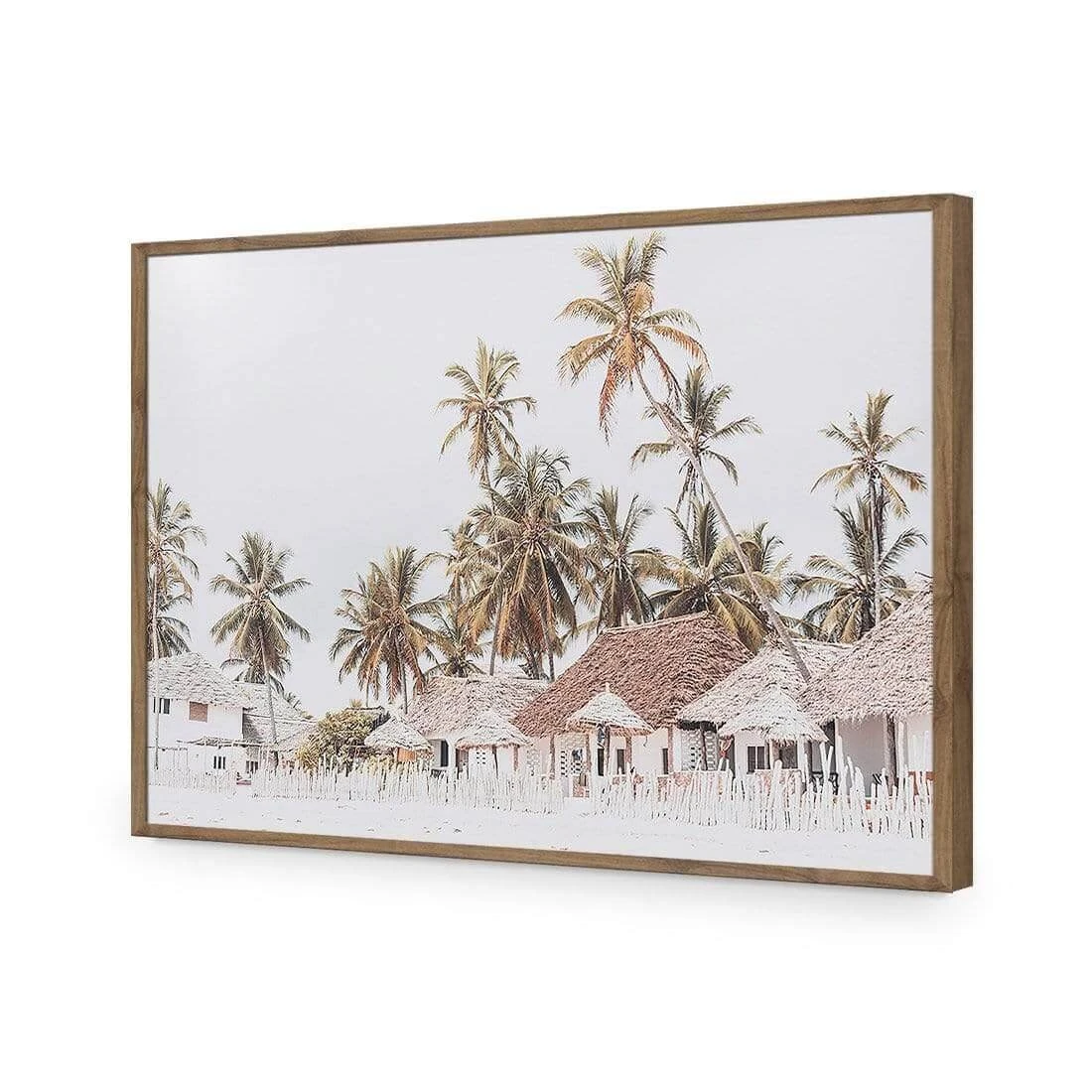 Zanzibar Village, Vintage Zanzibar Village, Vintage -WALL ART DESGIN SALE zanzibar village vintage acrylic glass no border natural frame 45x30cm 370203