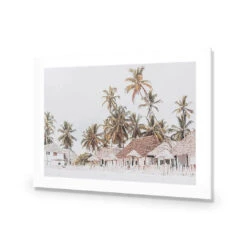 Zanzibar Village, Vintage 9 Zanzibar Village, Vintage -WALL ART DESGIN SALE zanzibar village vintage acrylic glass with border no frame 45x30cm 657314
