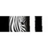 Zebra Eye Arty, Black And White -WALL ART DESGIN SALE zebra eye arty black and white canvas stretched canvas 60x20cm 252541