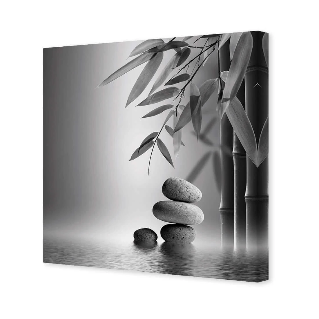 Zen Stones, Black and White (Square) Zen Stones, Black And White (Square) -WALL ART DESGIN SALE zen stones black and white square canvas stretched canvas 37x37cm 677911