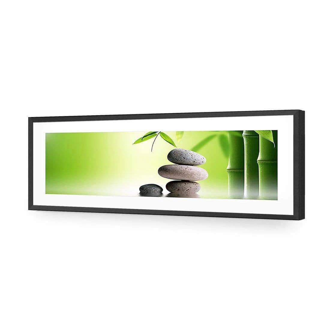 Zen Stones (Long) Zen Stones (Long) -WALL ART DESGIN SALE zen stones long acrylic glass with border black frame 90x30cm 445027