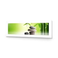 Zen Stones (Long) 9 Zen Stones (Long) -WALL ART DESGIN SALE zen stones long acrylic glass with border no frame 90x30cm 608089