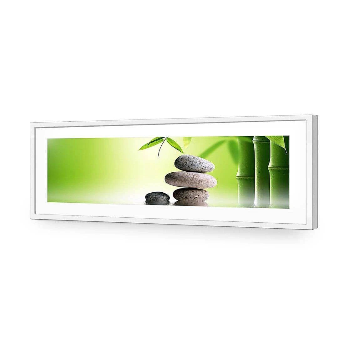 Zen Stones (Long) Zen Stones (Long) -WALL ART DESGIN SALE zen stones long acrylic glass with border white frame 90x30cm 659071